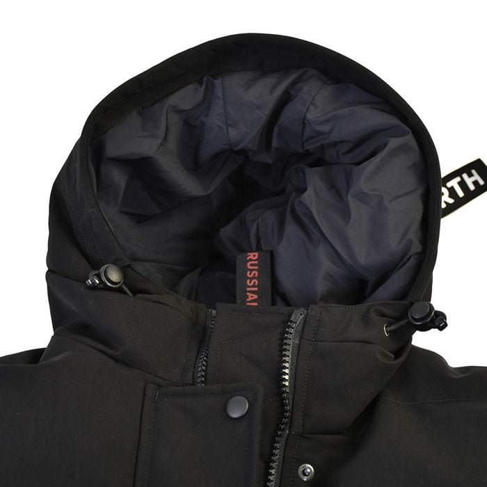 アークティックエクスプローラー フーテッド ロングダウンコート ARCTIC EXPLORER MATE ブラック レディース