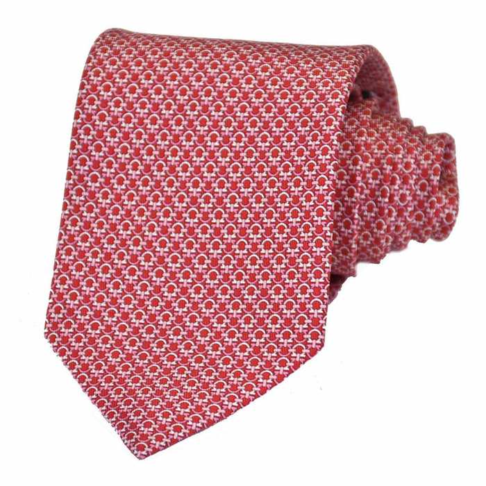 フェラガモ ネクタイ 8CM FERRAGAMO 8771 004 レッド ビジネス フォーマル メンズ