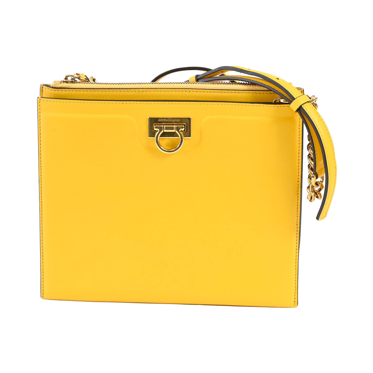 フェラガモ FERRAGAMO ショルダーバッグ 21I013 724604 イエロー レディース