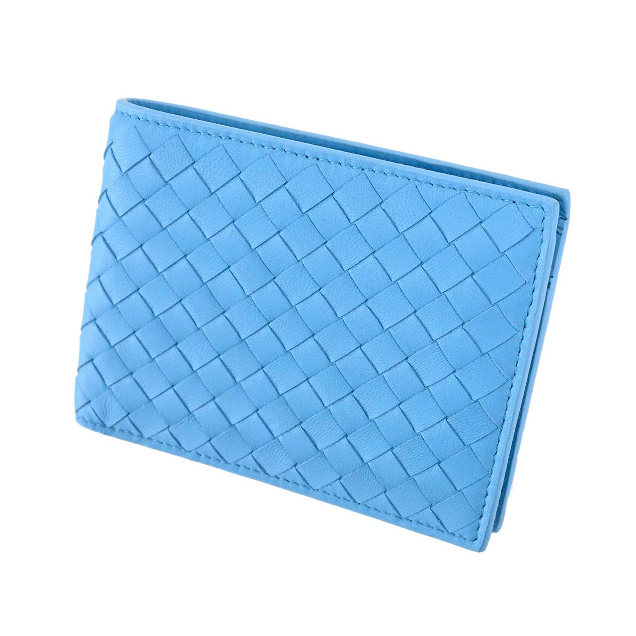 ★ボッテガ ヴェネタ BOTTEGA VENETA 折財布 148324 V001N 4804 ブルー メンズ