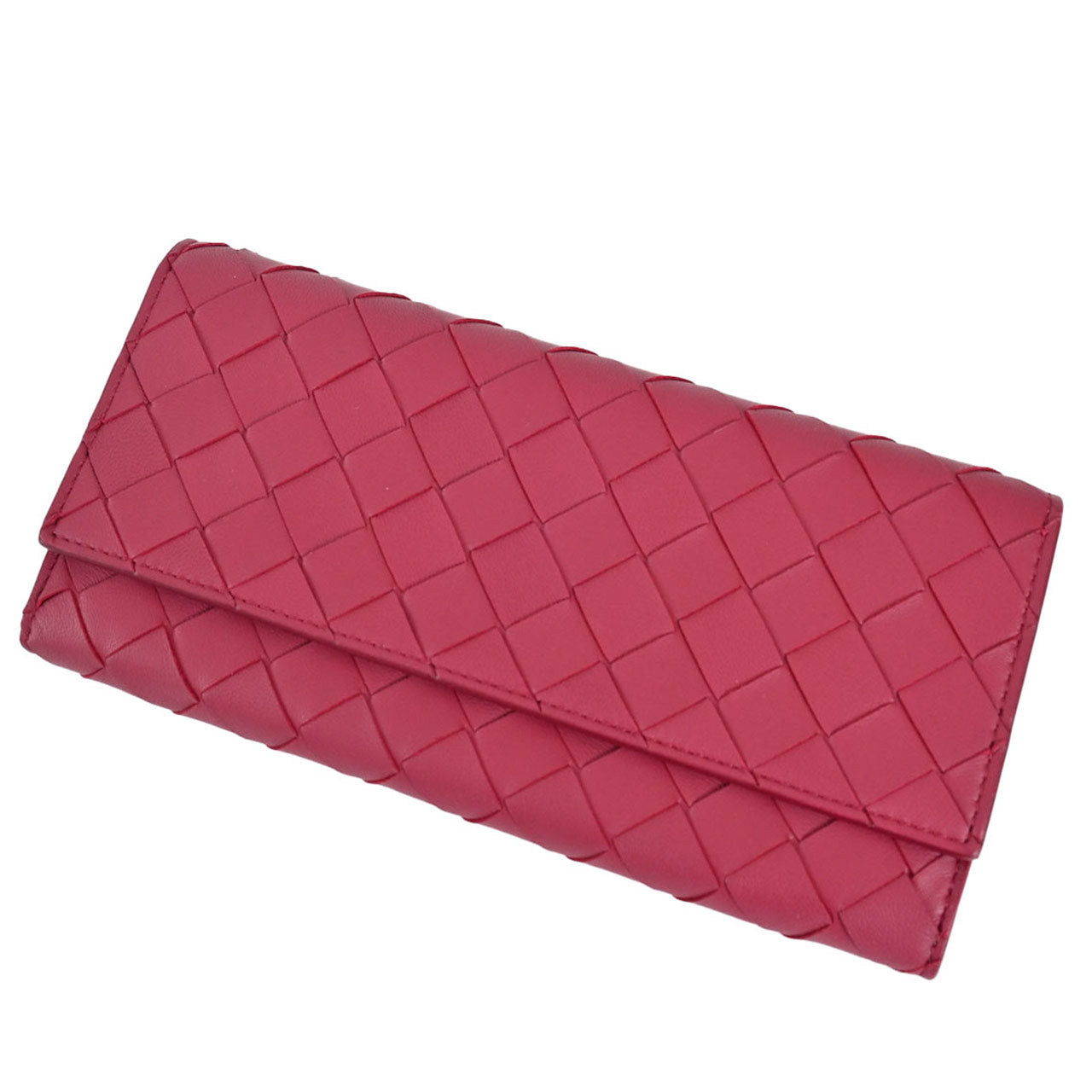 ボッテガ ヴェネタ BOTTEGA VENETA 長財布 591685 VO0BM 6216 レッド