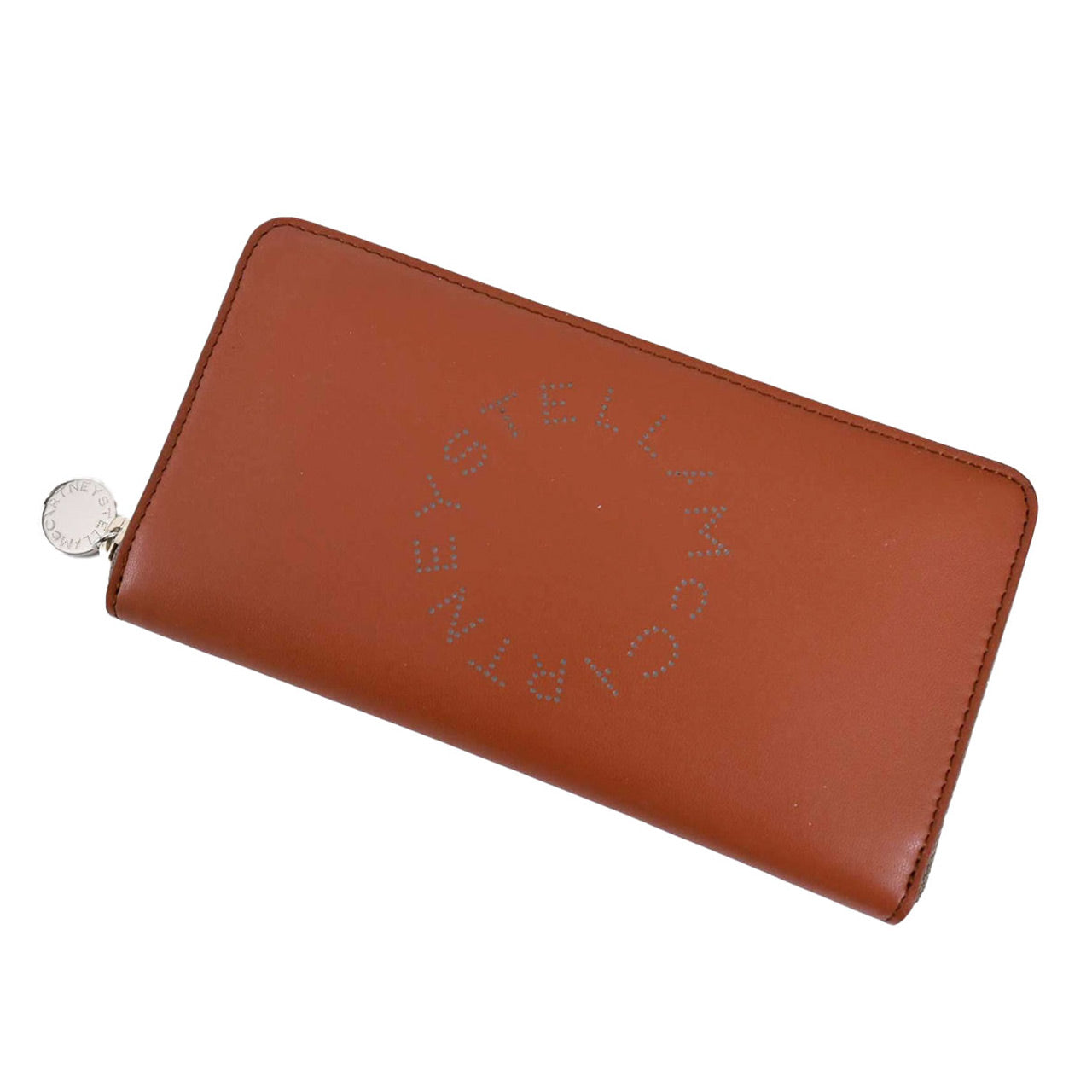 ステラ マッカートニー STELLA McCARTNEY ラウンドファスナー長財布 700251W8856 2504 ブラウン 2022AW レディース