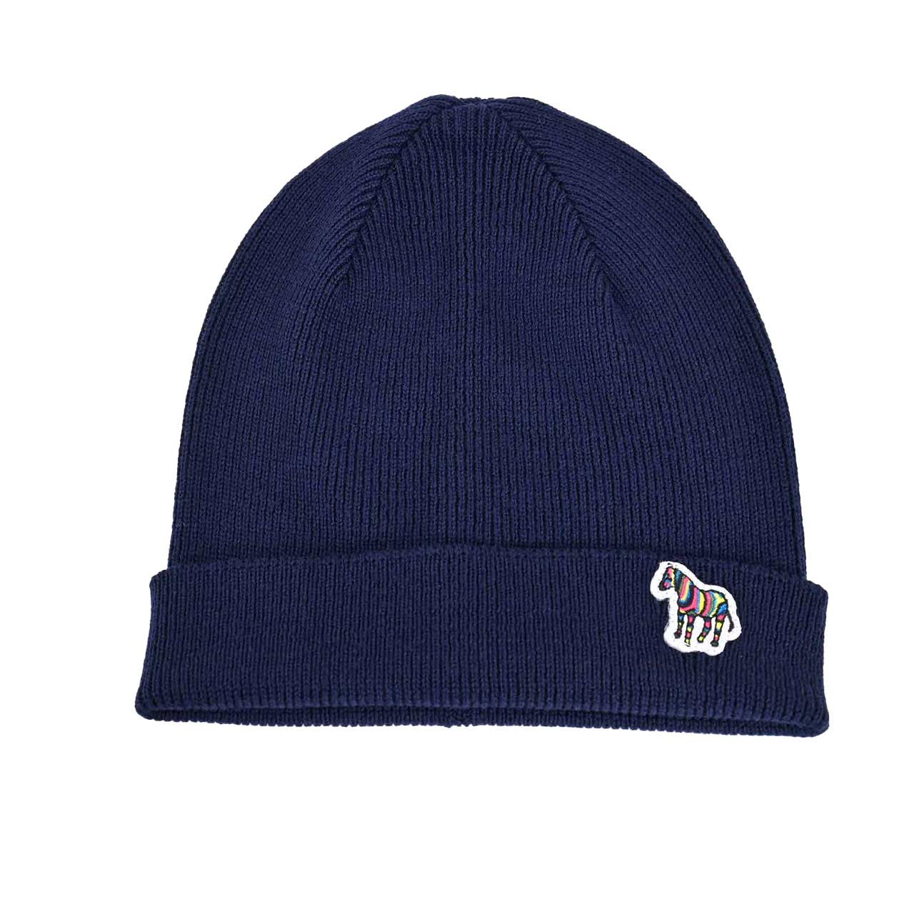 ピーエス ポール・スミス PS Paul Smith キャップ MEN BEANIE ZEBRA M2A582EAV250 47 ネイビー 2022AW メンズ