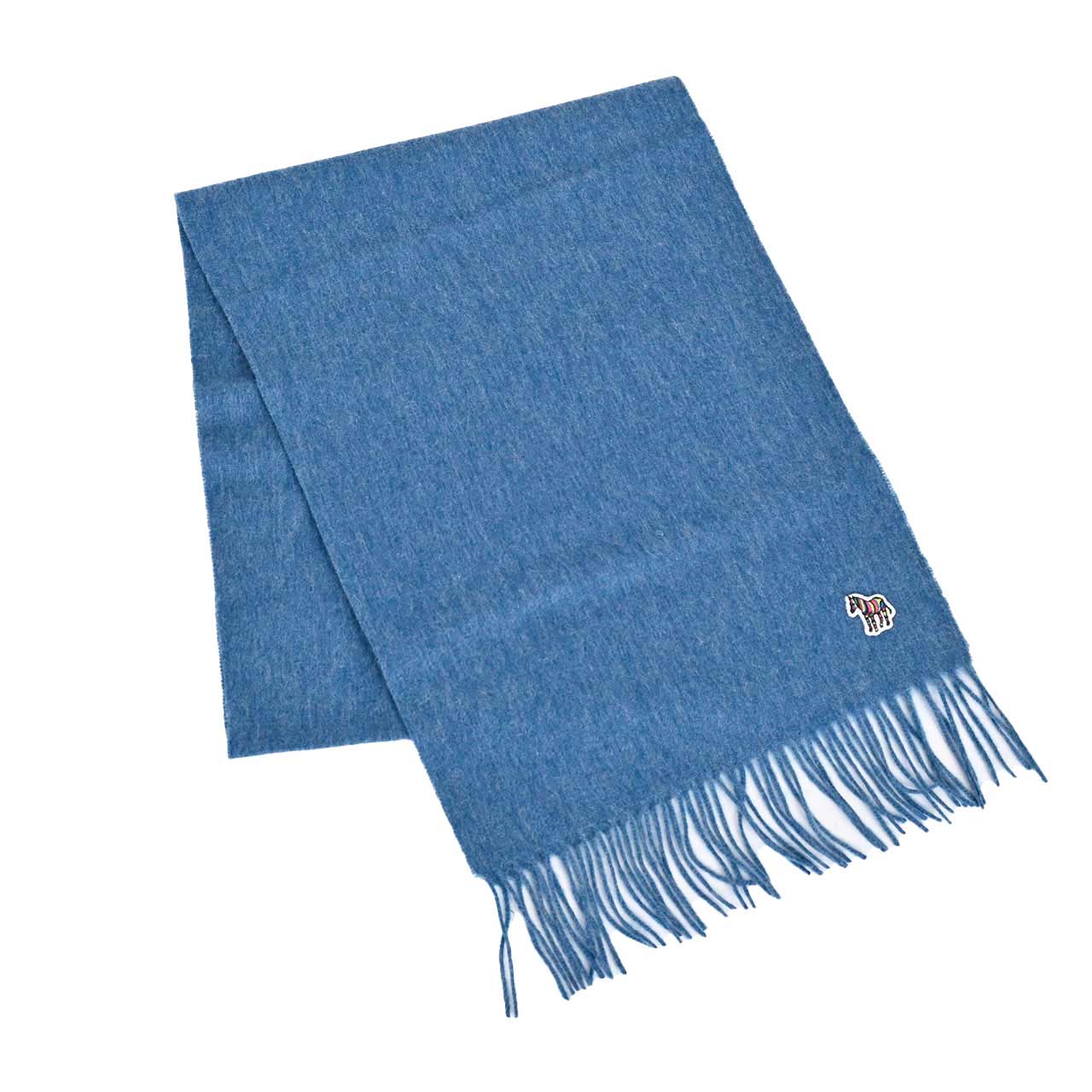 ピーエス ポール・スミス PS Paul Smith マフラー SCARF PS ZEBRA M2A150KJZEBRA 37 ブルー 2022年秋冬 メンズ