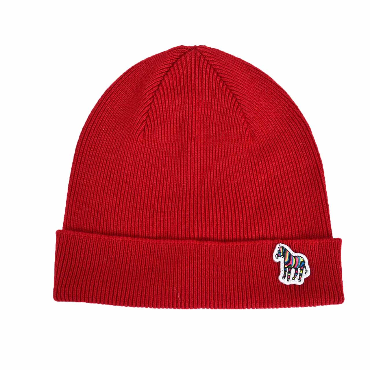 ピーエス ポール・スミス PS Paul Smith キャップ BEANIE ZEBRA M2A383MKJZEBRA 25 レッド 2022年秋冬 メンズ