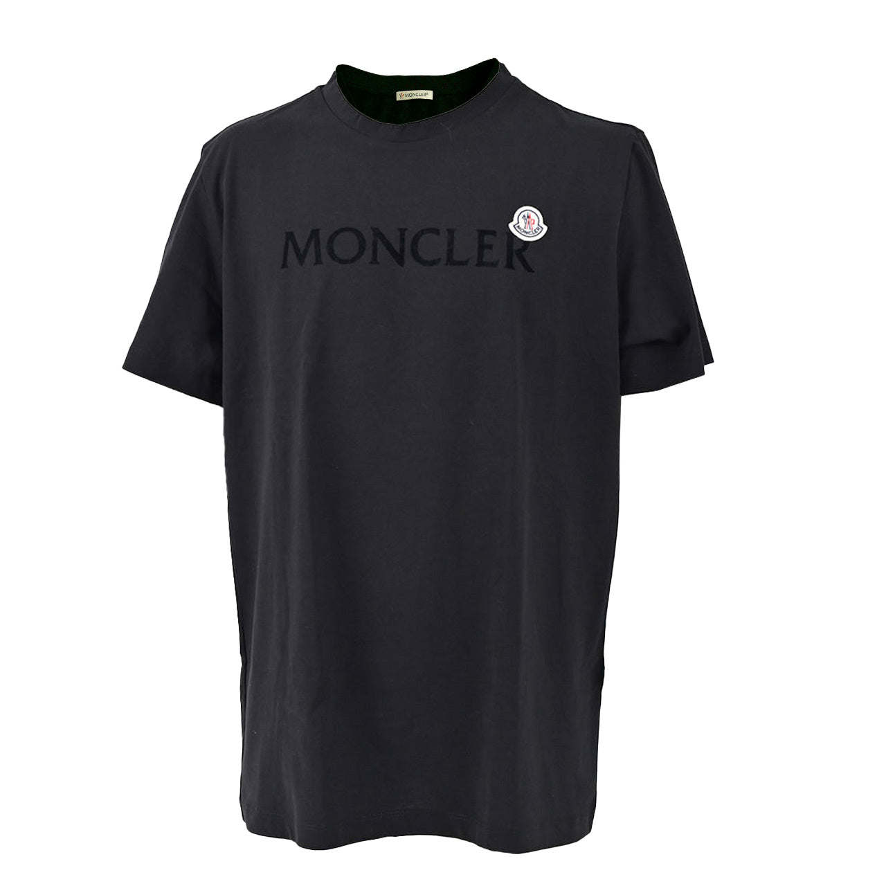 ★モンクレール MONCLER Tシャツ 8C000 22 8390T 999 ブラック 年秋冬 メンズ