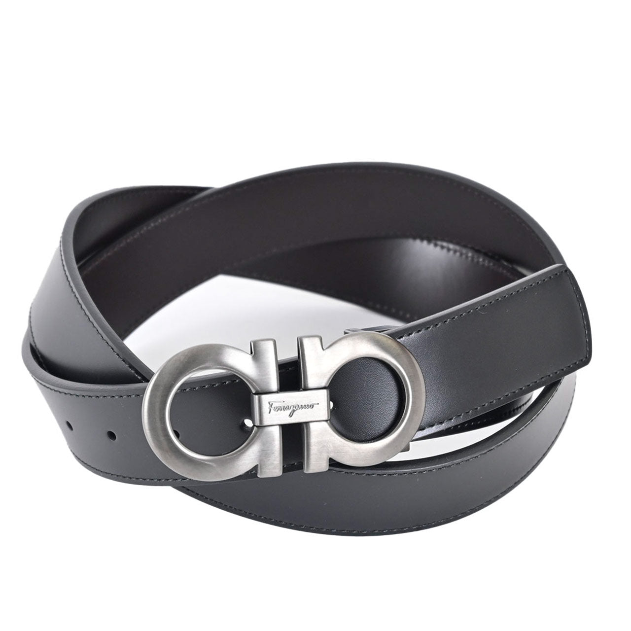 サルヴァトーレ フェラガモ Salvatore Ferragamo ベルト 675542 0 464231 002KB ブラック 2023SS メンズ