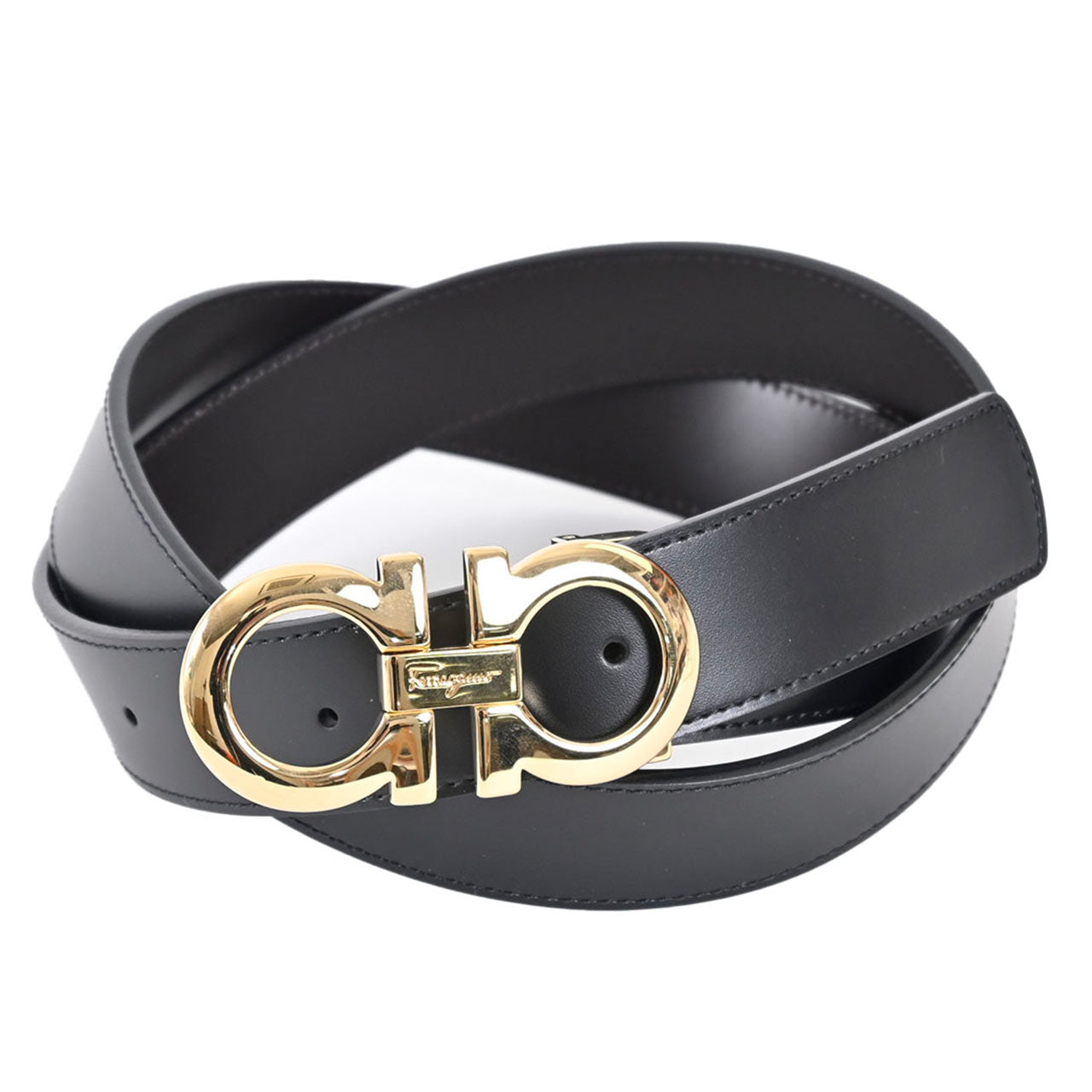 サルヴァトーレ フェラガモ Salvatore Ferragamo ベルト 675542 0 586940 002KB ブラック 2023SS メンズ