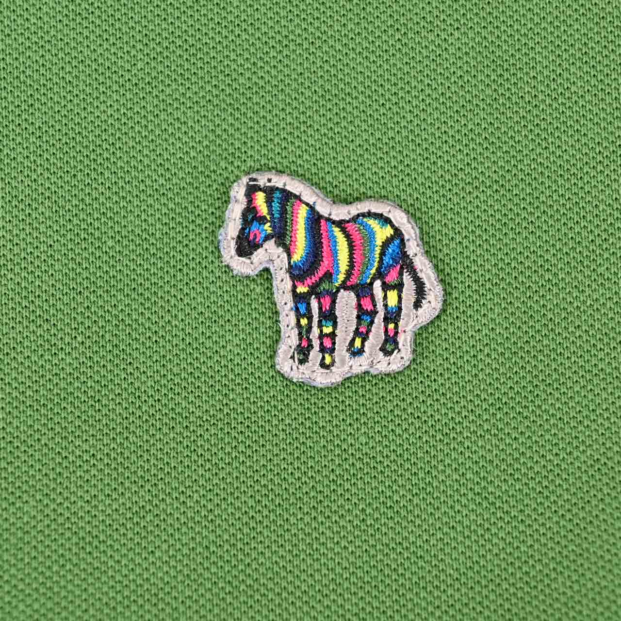ピーエス ポール・スミス PS Paul Smith ポロシャツ BADGE COLLAR TIPPING M2R 151LZ K21580 33 グリーン 2023SS メンズ