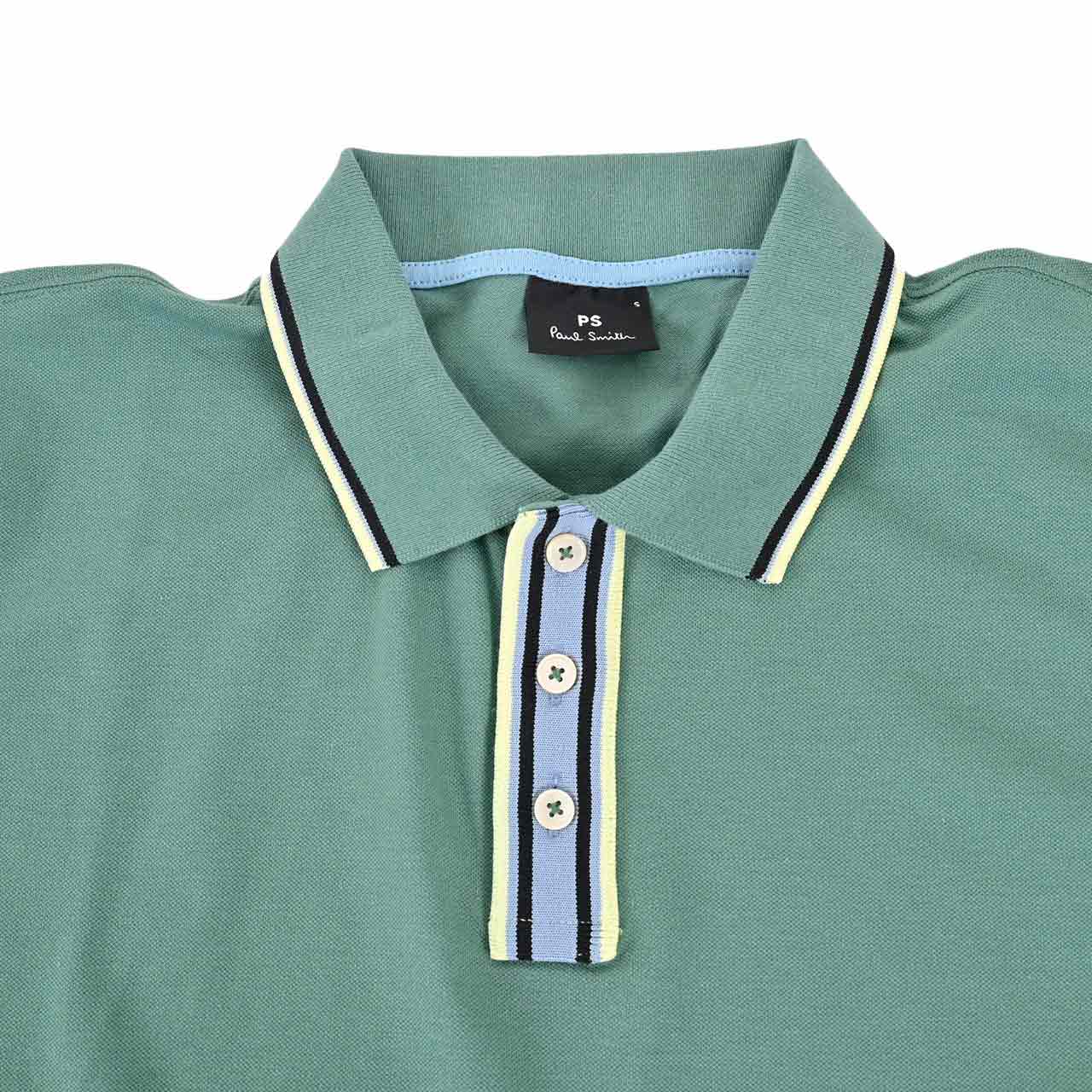 ピーエス ポール・スミス PS Paul Smith ポロシャツ REG FIT POLO M2R 066Y K21511 33 グリーン 2023SS メンズ