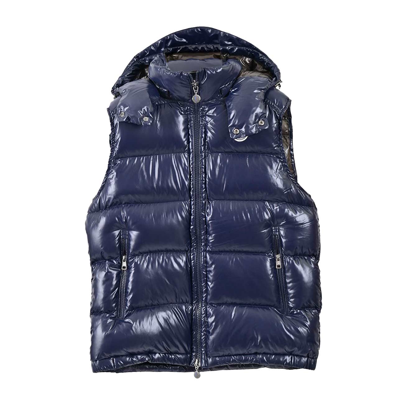 モンクレール MONCLER ダウンベスト BORMES 1A001 52 68950 742 ネイビー 年秋冬 メンズ