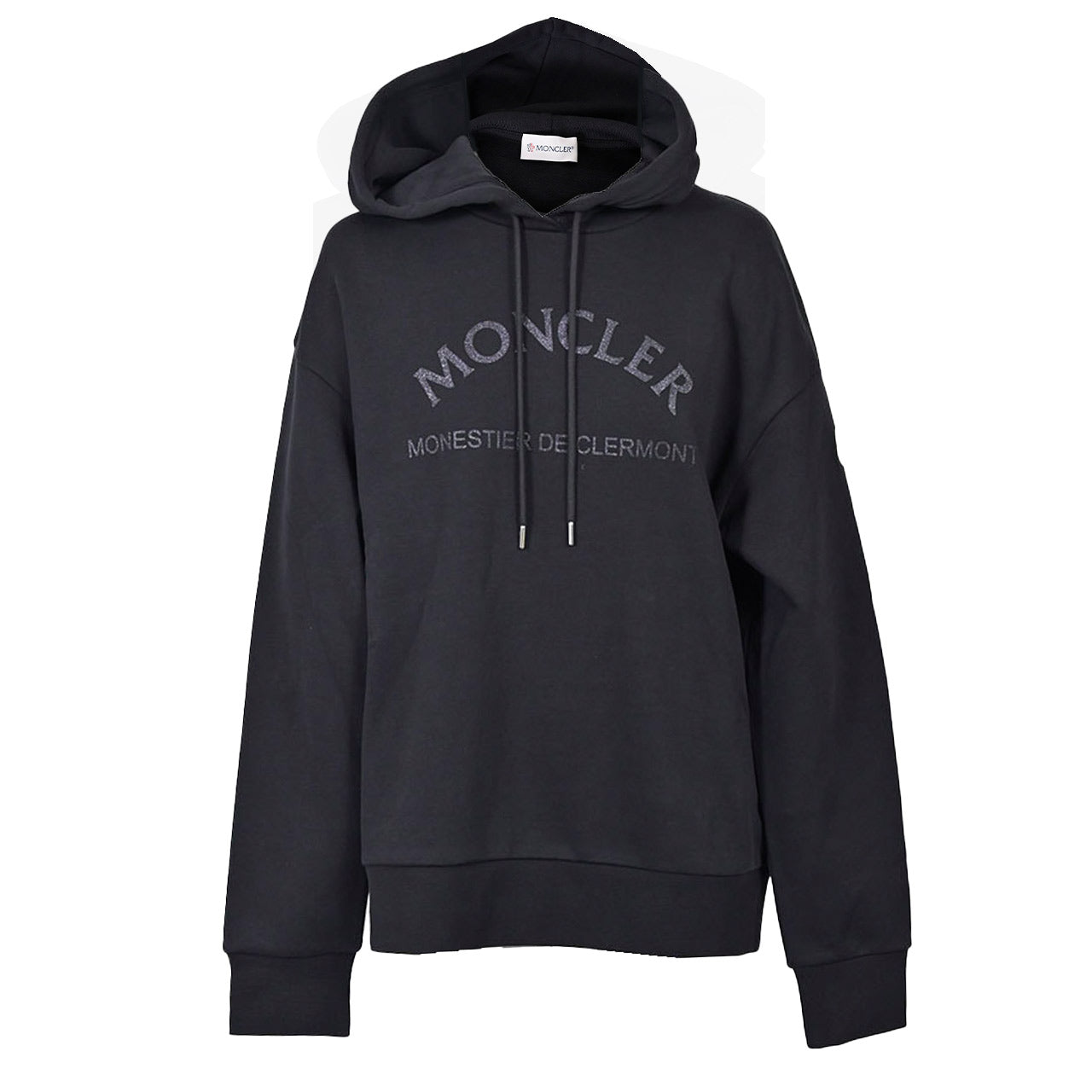 モンクレール MONCLER スウェットパーカー FELPA CON 8G000 55 899U5 999 ブラック 2023年秋冬 レディース