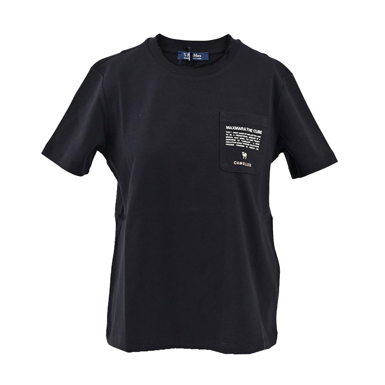【新品】Max Mara マックスマーラー Tシャツ ブラック Sサイズブラック