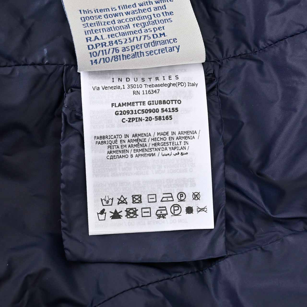 ★モンクレール MONCLER ダウンコート FLAMMETTE 778 ネイビー レディース