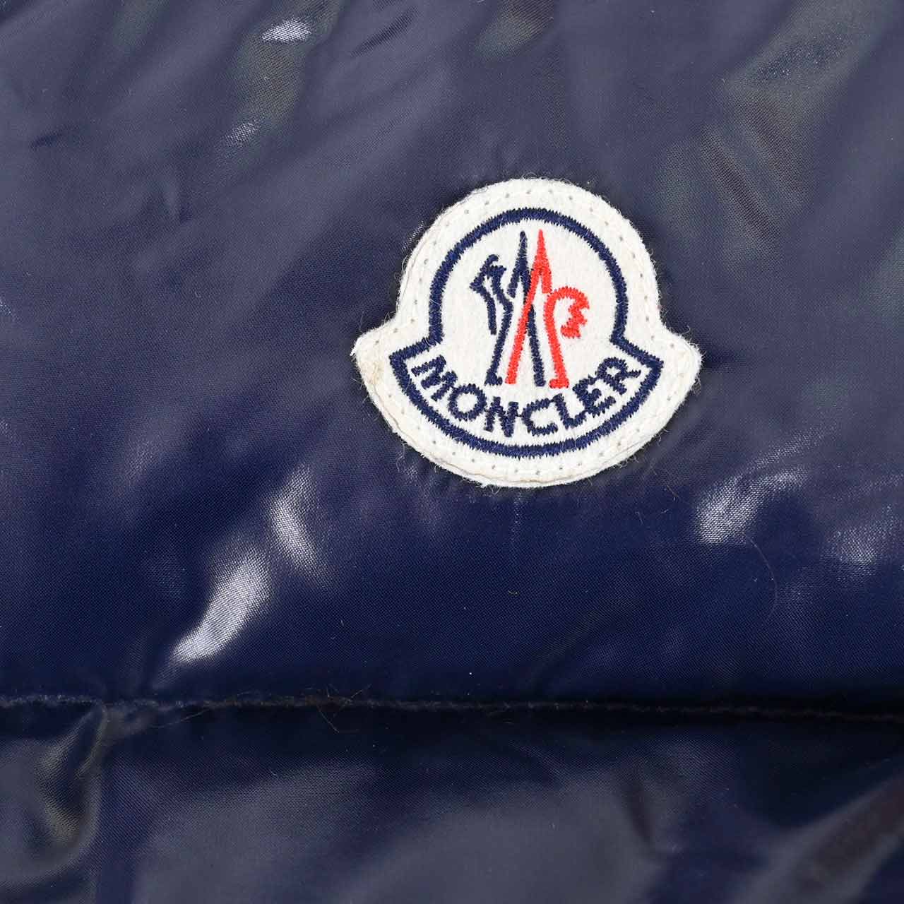 ★モンクレール MONCLER ダウンベスト BORMES 742 ネイビー メンズ