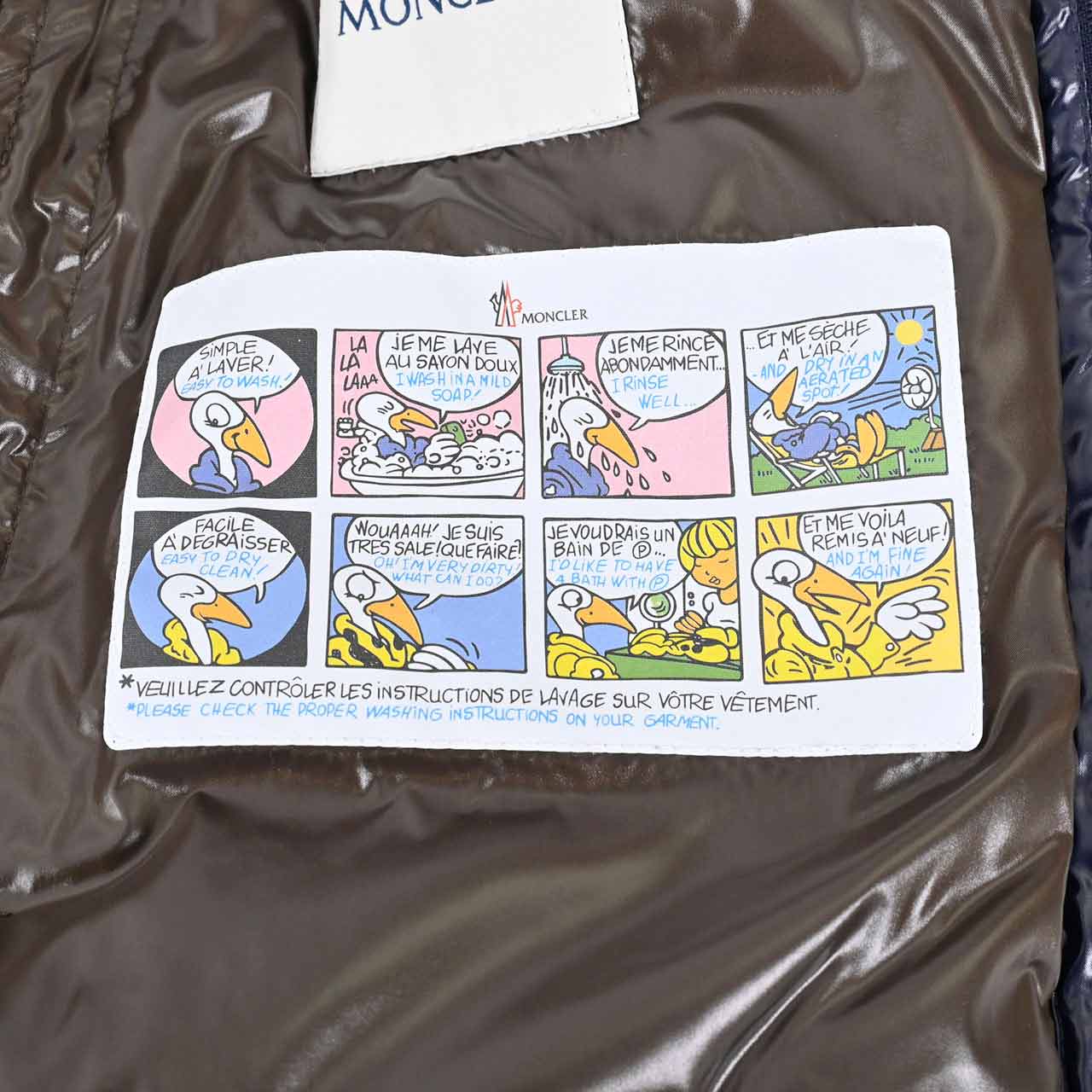 ★モンクレール MONCLER ダウンベスト BORMES 742 ネイビー メンズ