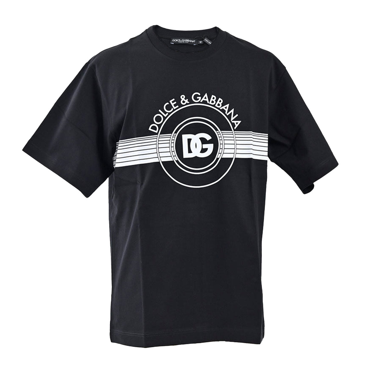 ★ドルチェ＆ガッバーナ DOLCE&GABBANA Tシャツ G8PN9T G7J6B N0000 ブラック メンズ