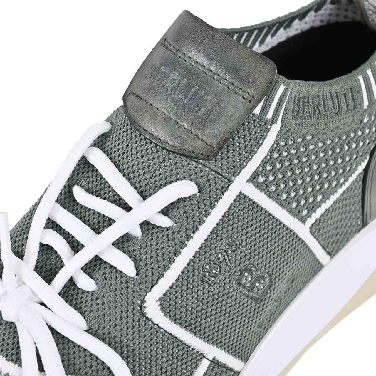 ★ベルルッティ BERLUTI スニーカー S4918 KNIT+LAGOON MINT GR S4918 021 G79 グリーン メンズ