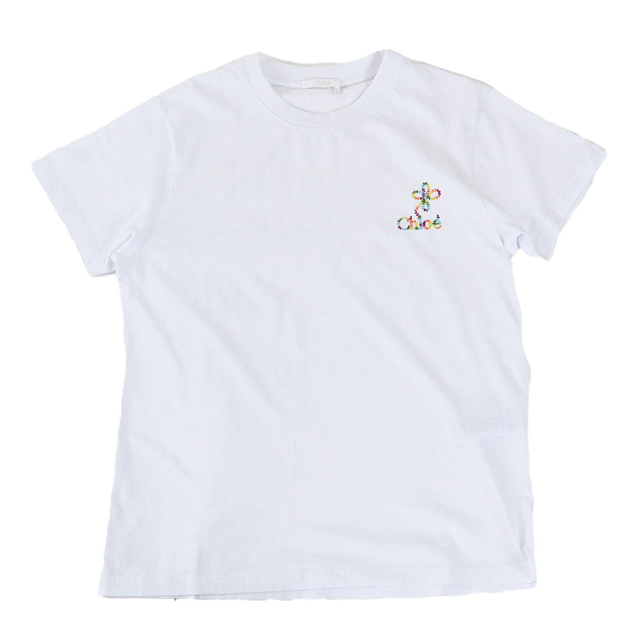 ★クロエ CHLOE Tシャツ C24UJH01184 101 ホワイト レディース