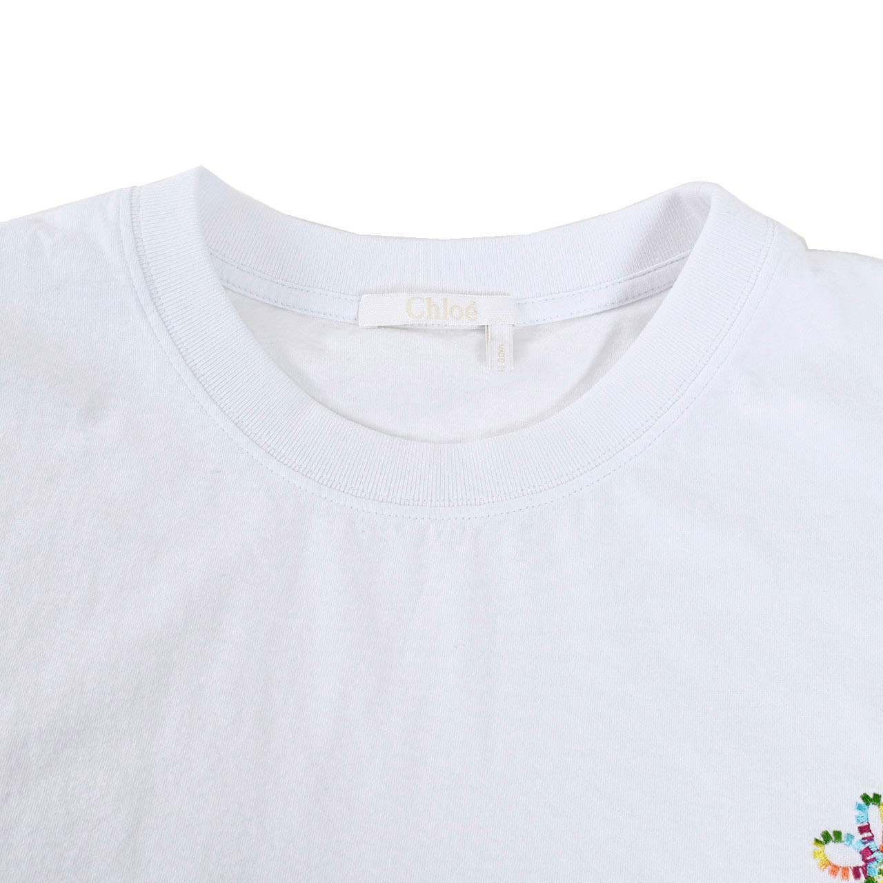 ★クロエ CHLOE Tシャツ C24UJH01184 101 ホワイト レディース
