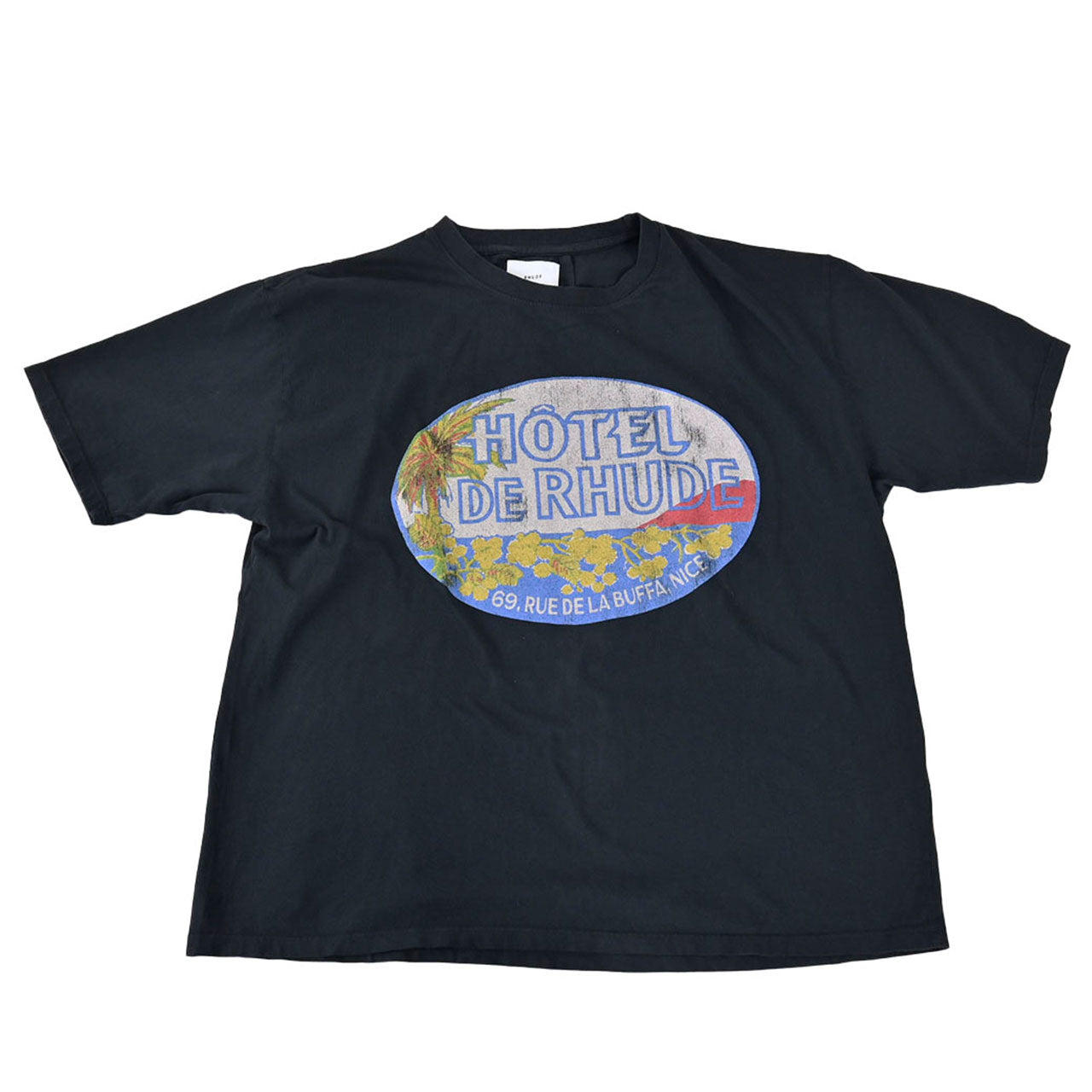 ★ルード RHUDE Tシャツ RHPS24TT0301 2610 0610 ブラック メンズ