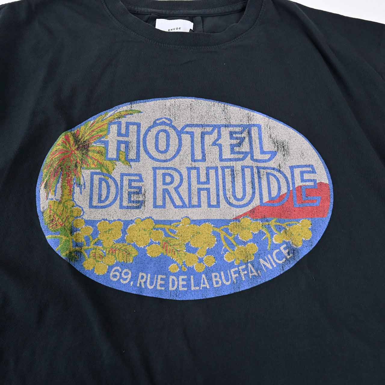 ★ルード RHUDE Tシャツ RHPS24TT0301 2610 0610 ブラック メンズ