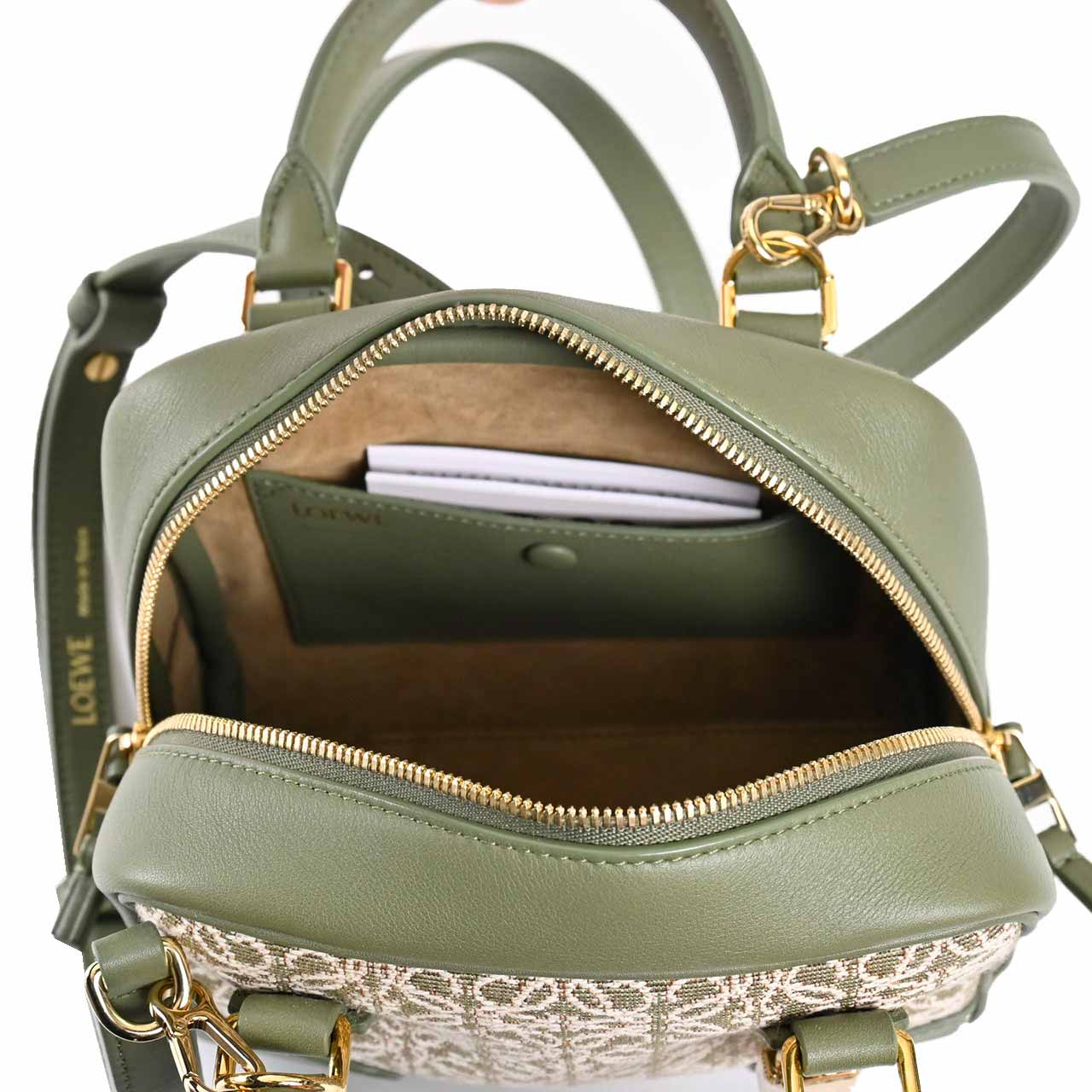 ★ロエベ LOEWE ハンドバッグ A039N21X03 4364 グリーン 2024SS レディース