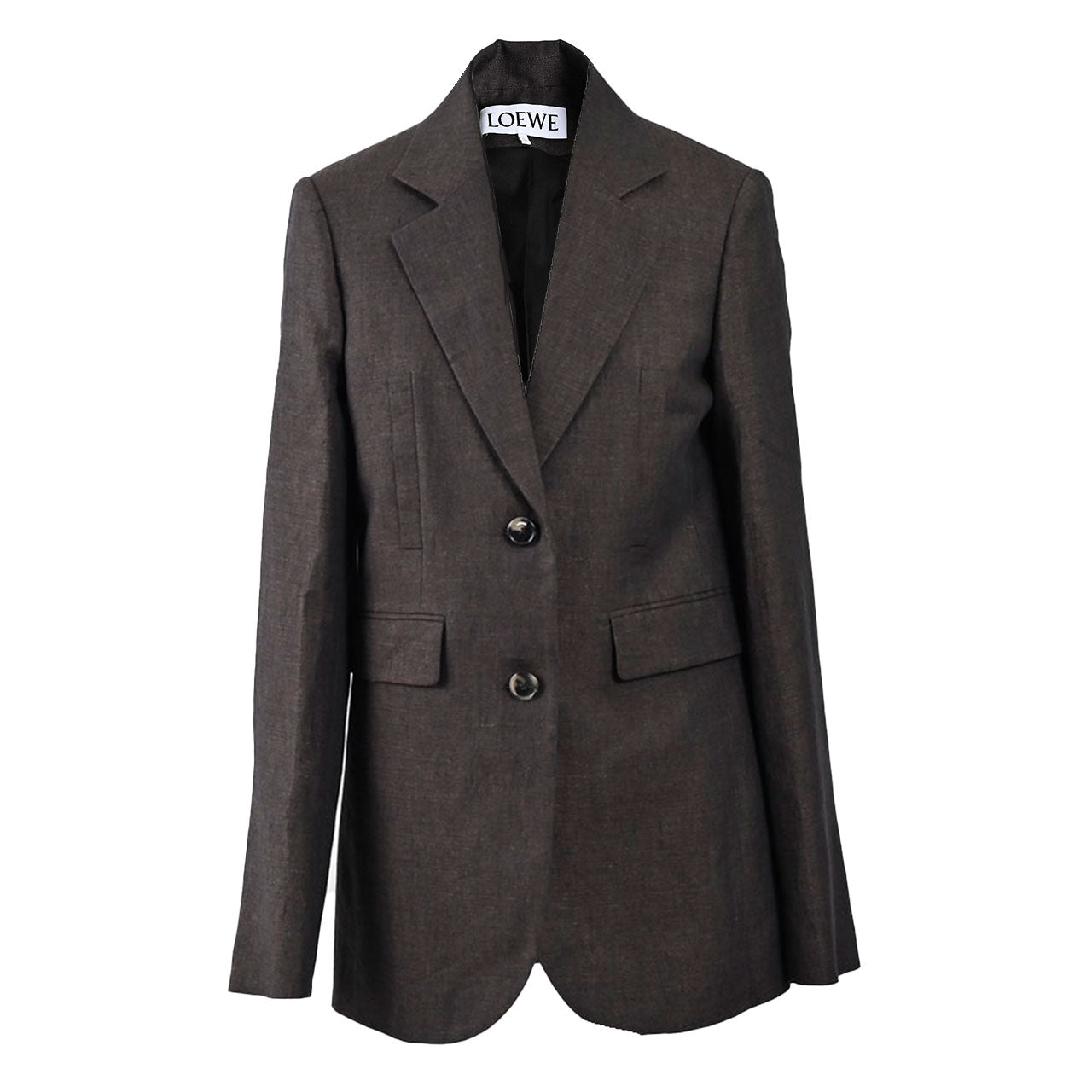 ロエベ LOEWE ジャケット TAILORED JACKET S540Y03XA2 3110 ブラウン 2024SS レディース