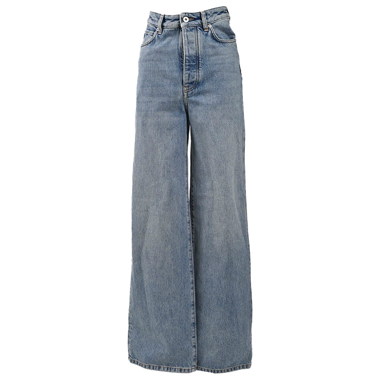 ロエベ LOEWE ジーンズ HIGH WAISTED JEANS S540Y11X65 8438 ブルー 2024SS レディース