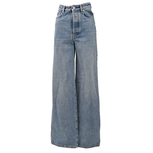 ロエベ LOEWE ジーンズ HIGH WAISTED JEANS S540Y11X65 8438 ブルー 2024SS レディース