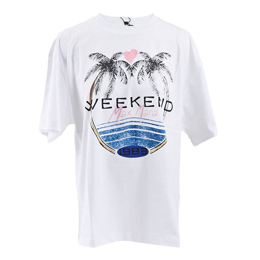 ★ウィークエンド マックスマーラ WEEKEND MAXMARA Tシャツ VITERBO 59710326 003 ホワイト 2024SS レディース