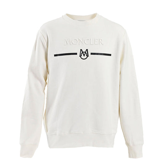 ★モンクレール MONCLER トレーナー 8G000 04 899WC 032 ホワイト 2024SS メンズ