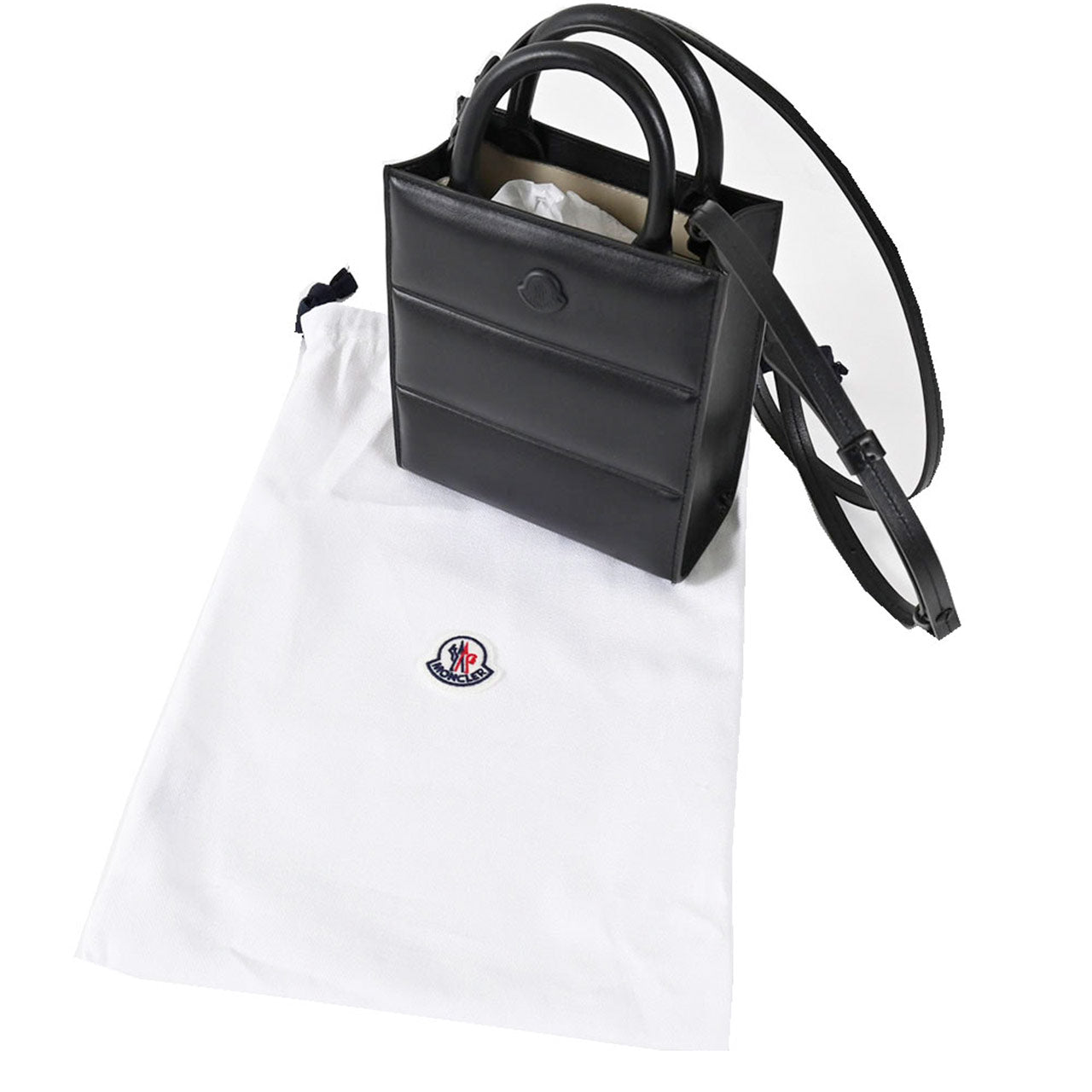 ★モンクレール MONCLER トートバッグ DOUDOUNE 6A000 01 M3492 999 ブラック レディース