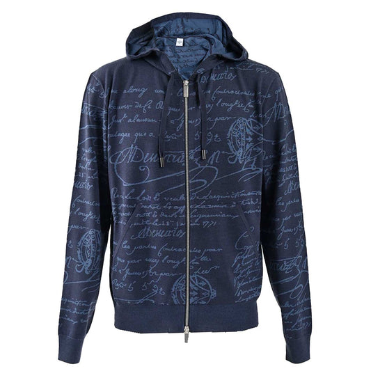 ★ベルルッティ BERLUTI ジップアップパーカー YWBG 47N KNITWEA R27KZL01 001 47N ネイビー メンズ