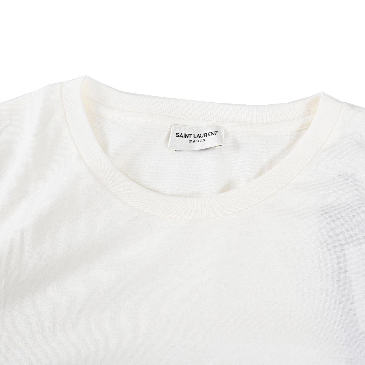 ★サンローラン Saint Laurent Tシャツ 663278 Y37AW 9744 ホワイト  メンズ