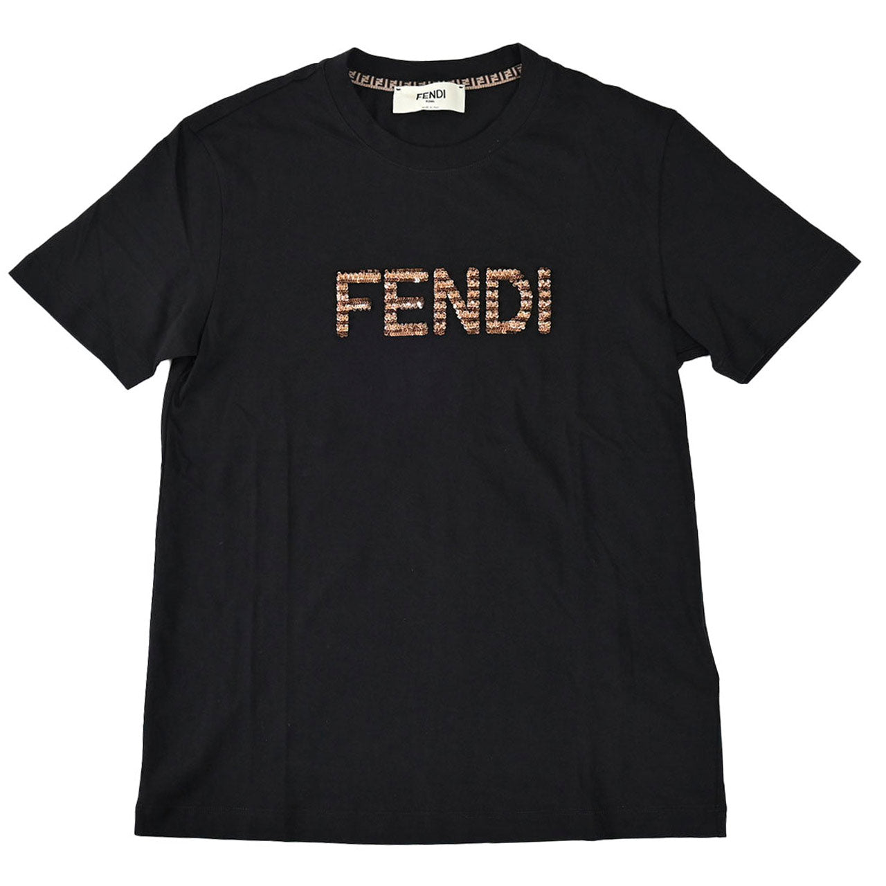 ★フェンディ FENDI Tシャツ AS8G FS7254 F0GME ブラック 2024AW レディース