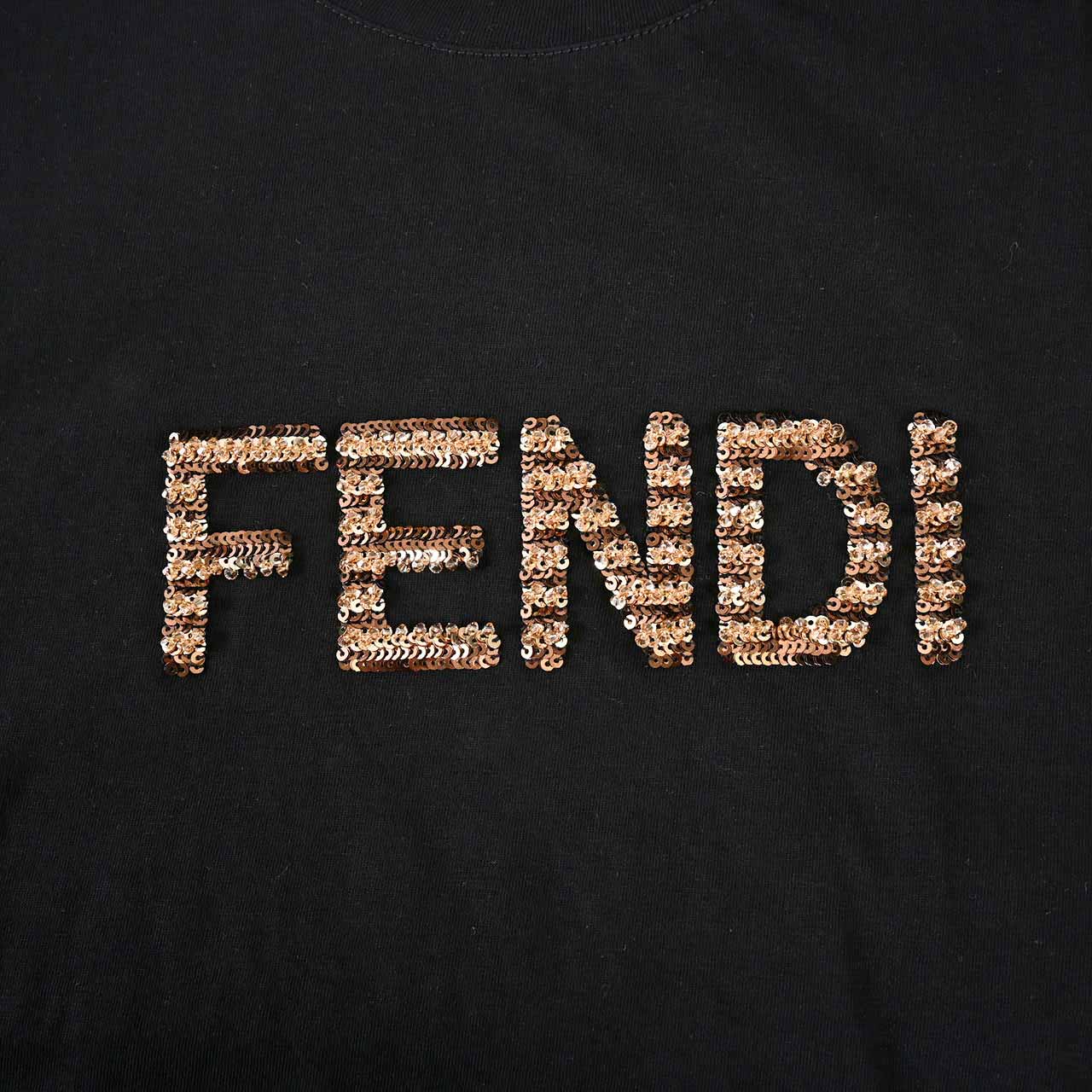 ★フェンディ FENDI Tシャツ AS8G FS7254 F0GME ブラック 2024AW レディース