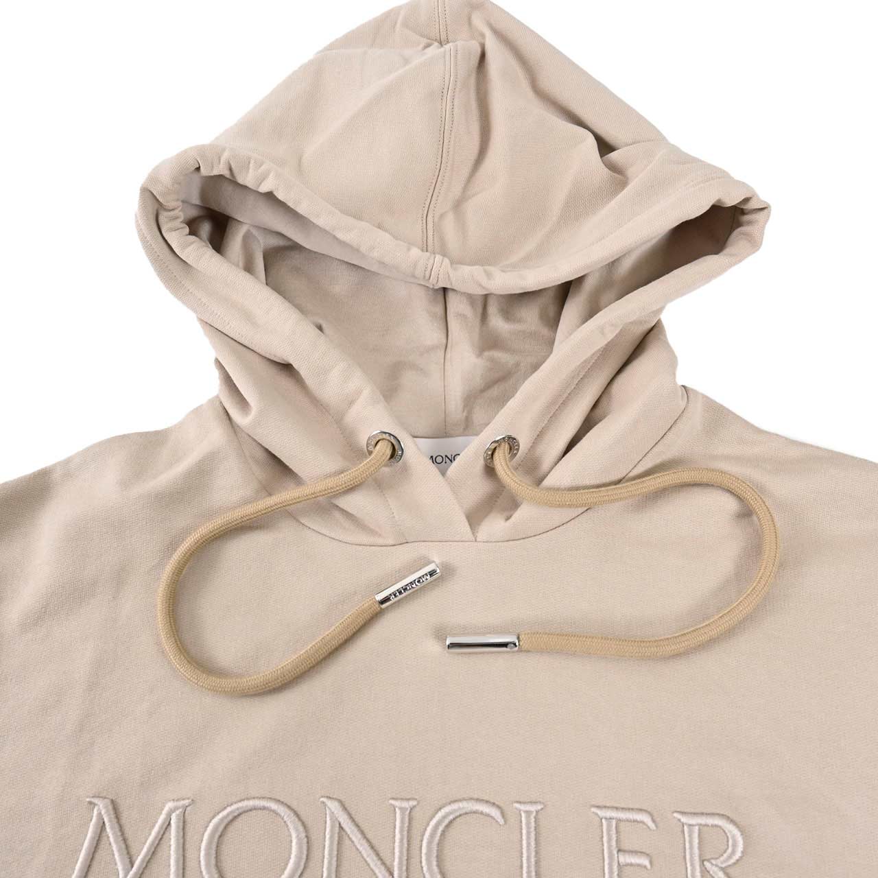 ★モンクレール MONCLER スウェットパーカー 8G　00016　89A1K 20J ベージュ  レディース