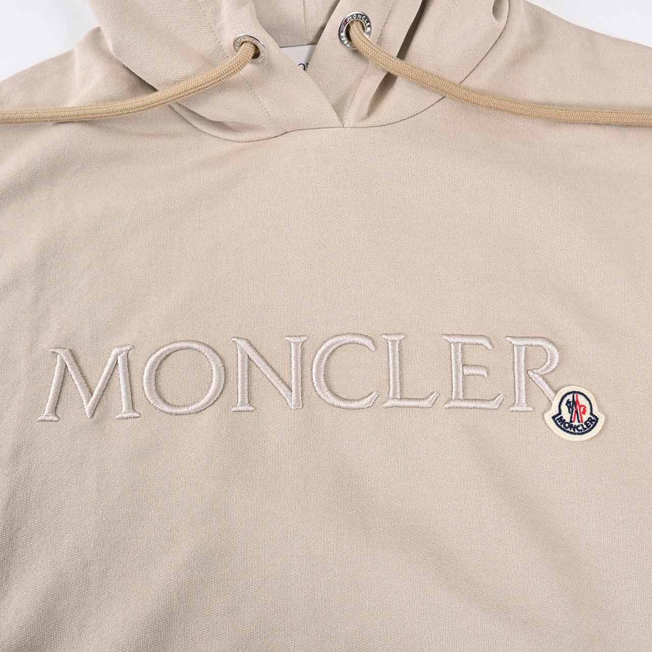 ★モンクレール MONCLER スウェットパーカー 8G　00016　89A1K 20J ベージュ  レディース