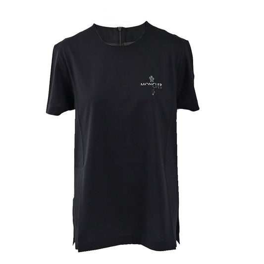 ★モンクレール MONCLER Tシャツ 8C　00001　89AE8 999 ブラック  レディース