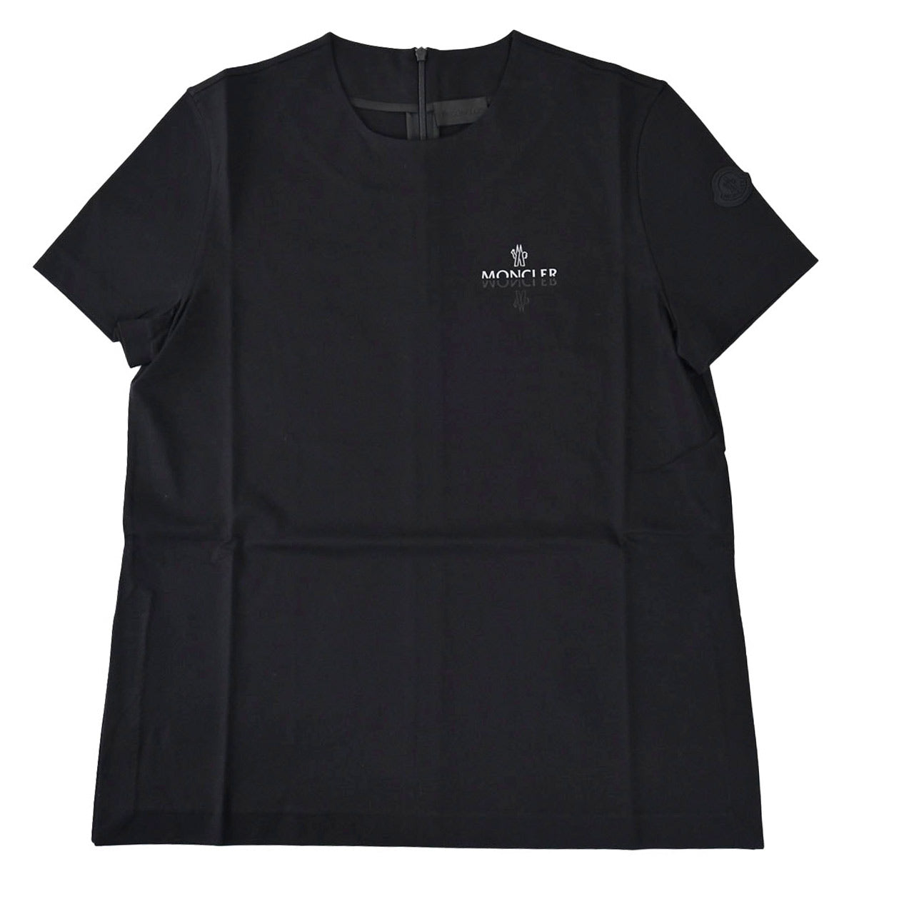 ★モンクレール MONCLER Tシャツ 8C　00001　89AE8 999 ブラック  レディース