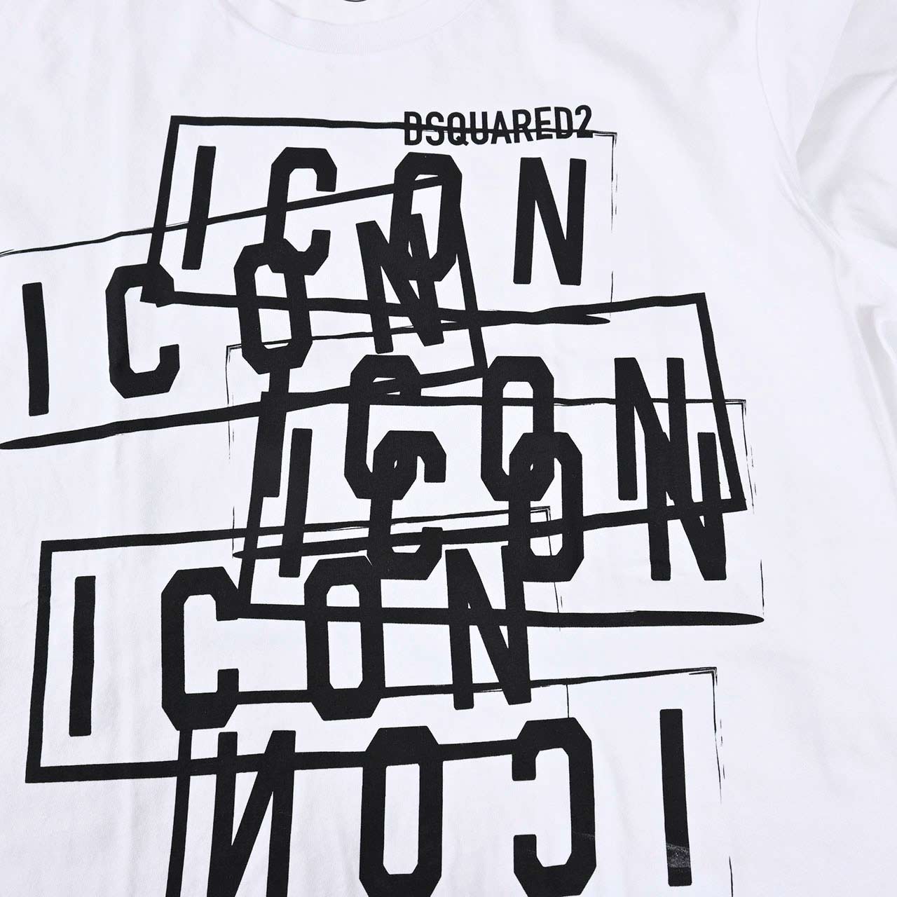 ★ディースクエアード DSQUARED2 Tシャツ S79GC0087 S23009 100 ホワイト 2024AW メンズ