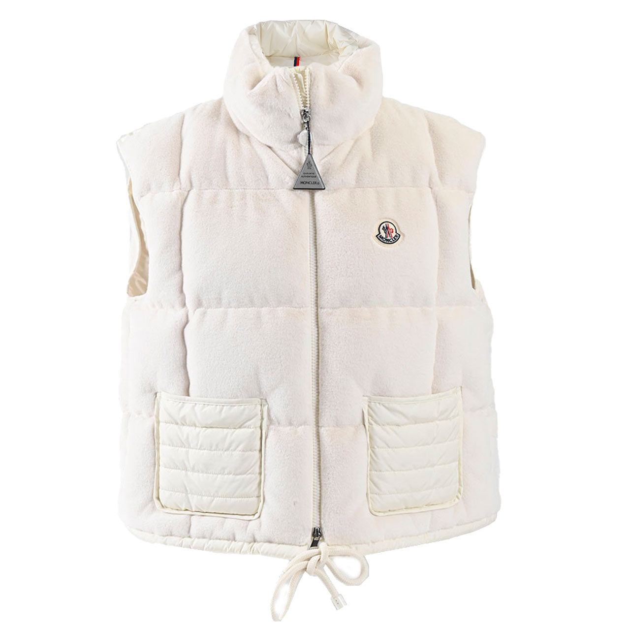 ★モンクレール MONCLER ダウンベスト ARQUES 1A0000489AL5 033 ホワイト 2024AW レディース