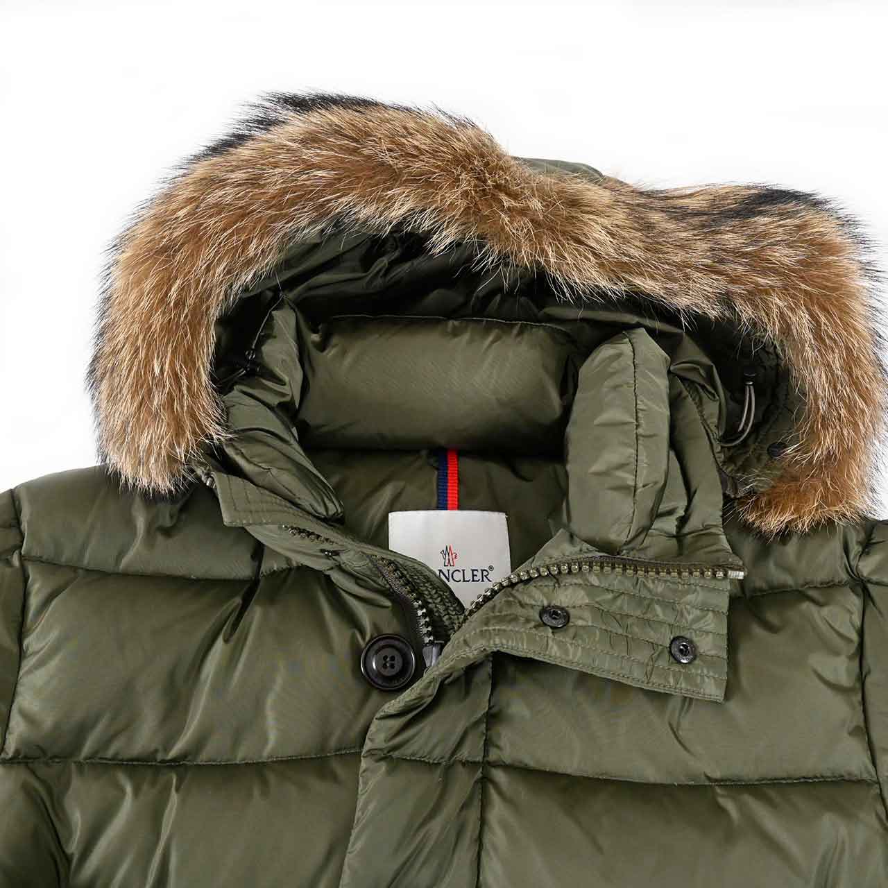 ★モンクレール MONCLER ダウンコート Cluny 835 グリーン メンズ