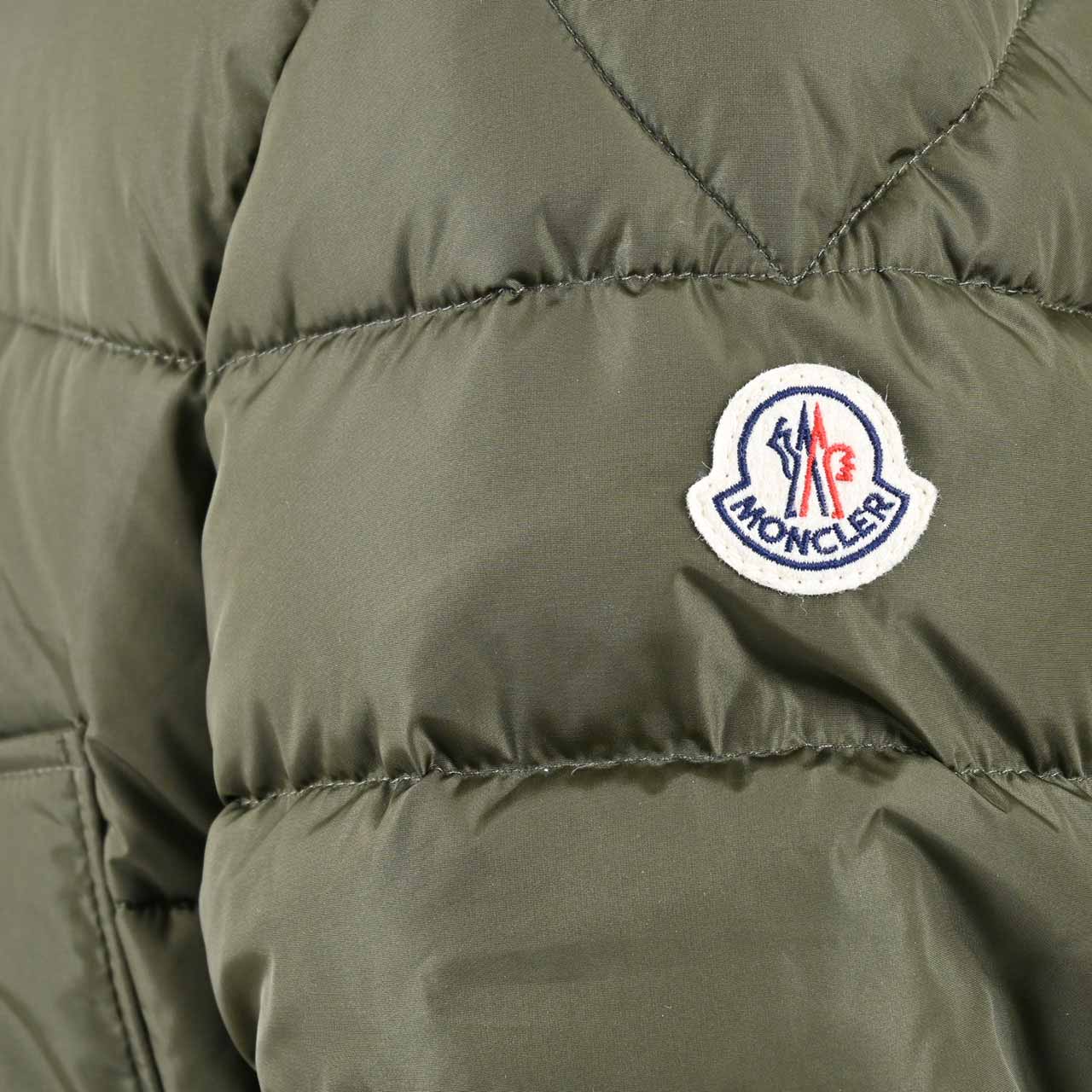 ★モンクレール MONCLER ダウンコート Cluny 835 グリーン メンズ