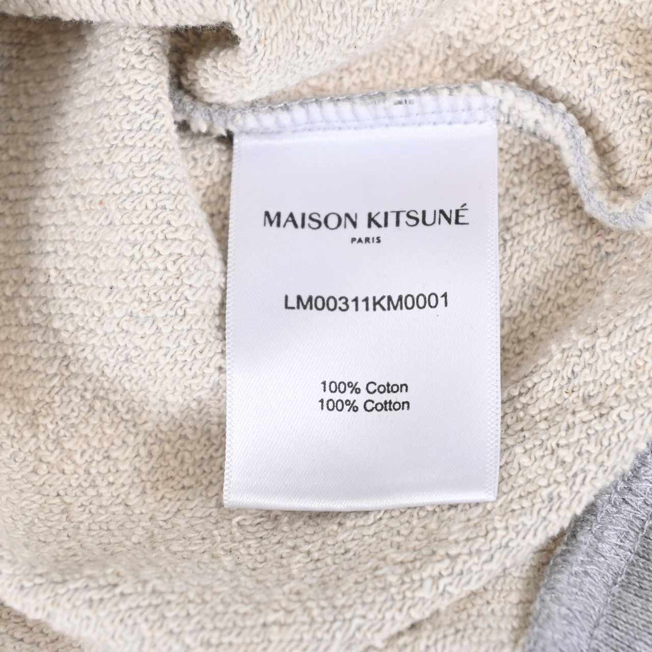 ★メゾン キツネ MAISON KITSUNE トレーナー LM00311KM0001 H150 グレー  メンズ