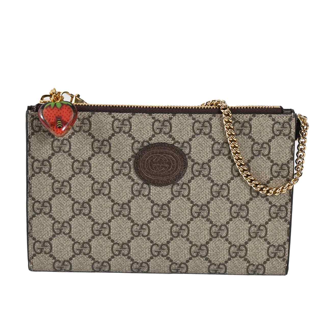 ★グッチ GUCCI ポーチ 726250 UIQAG 9870U ベージュ  レディース