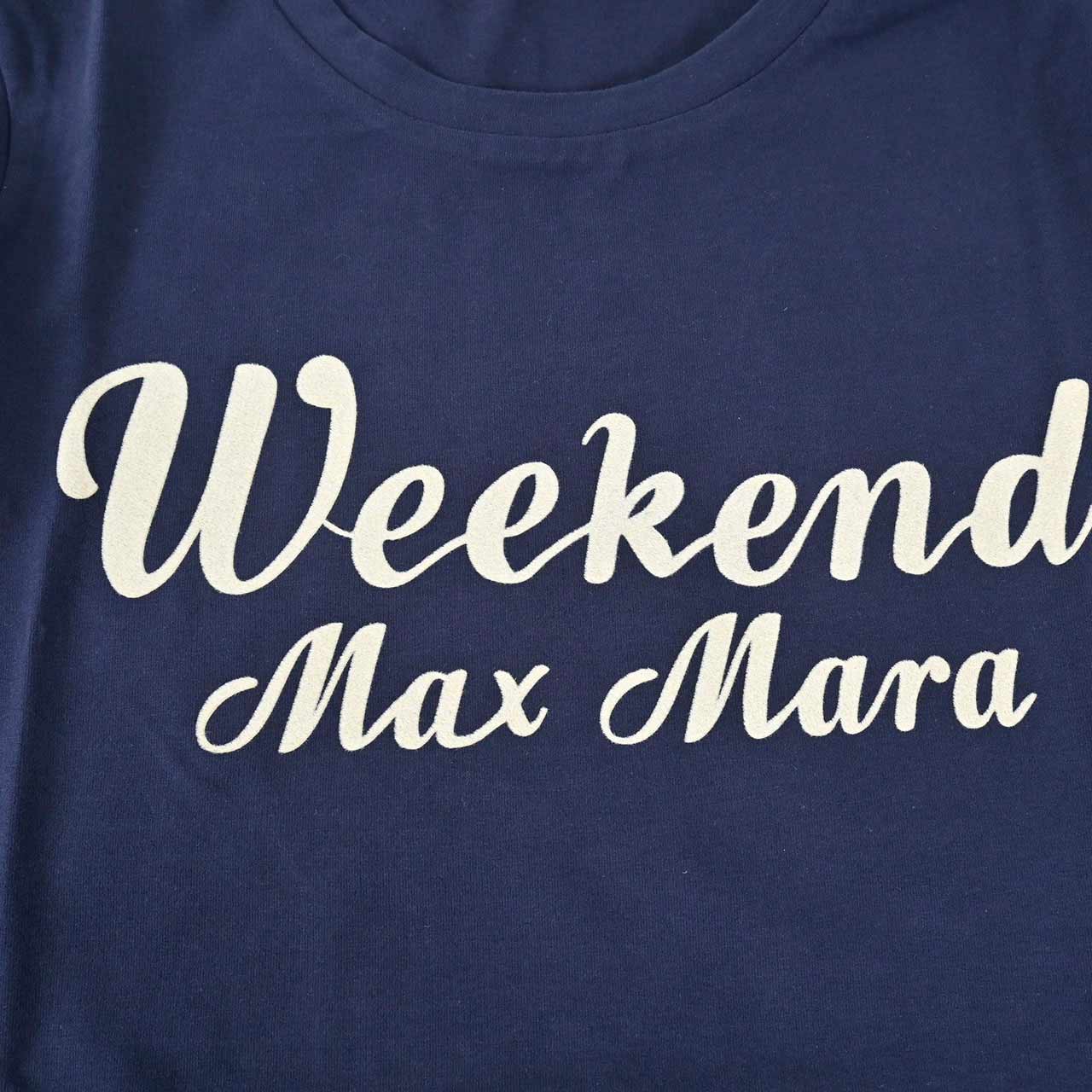 ★ウィークエンド マックスマーラ WEEKEND MAXMARA クルーネック長袖Ｔシャツ QUINOA 59460226 004 ネイビー 2024AW レディース