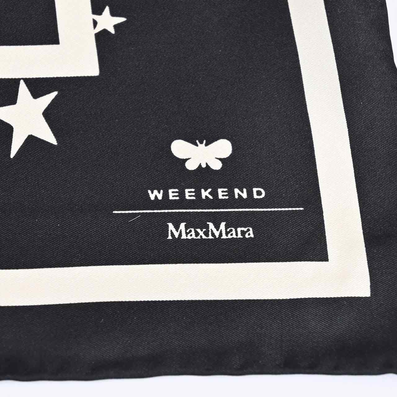 ★ウィークエンド マックスマーラ WEEKEND MAXMARA スカーフ ONESTO 55460956 003 ブラック 2024年秋冬 レディース