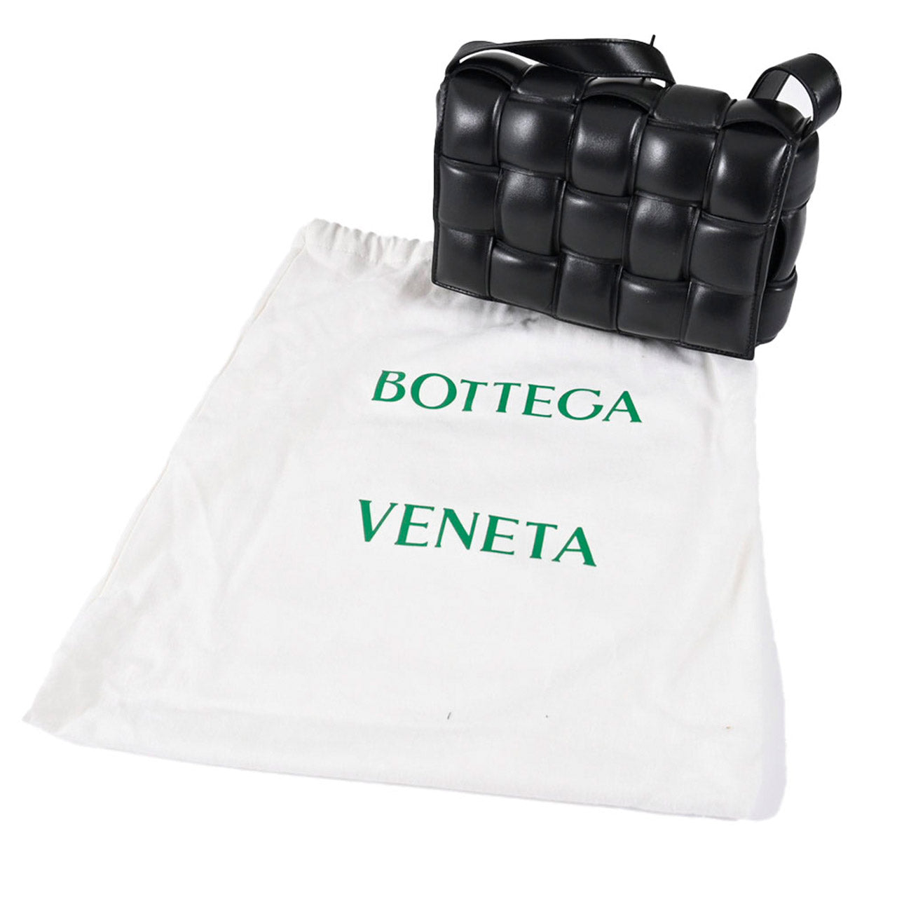 ★ボッテガ ヴェネタ BOTTEGA VENETA ショルダーバッグ 591970　VCQR1 8425 ブラック  レディース